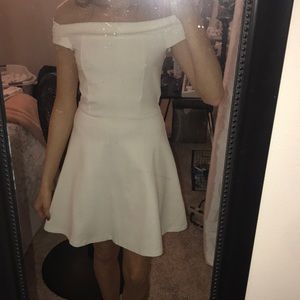 White Lulus formal dress